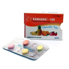 Kamagra chewable 100mg x 4 - £2.30 per pill 